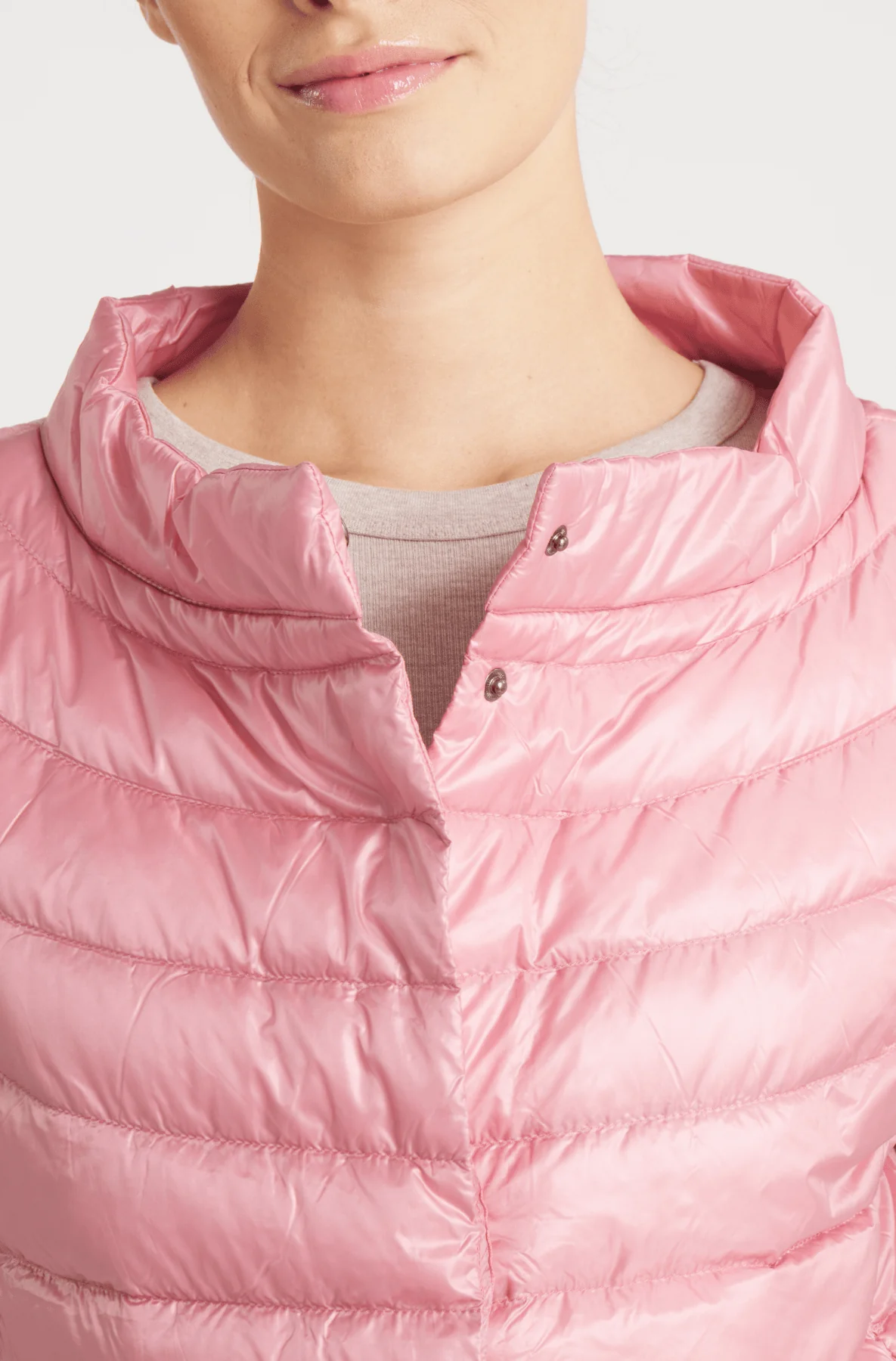 The St Barts | Down Vest | Dusty Rose - Image 4