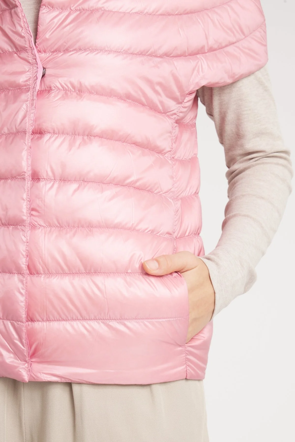 The St Barts | Down Vest | Dusty Rose - Image 5