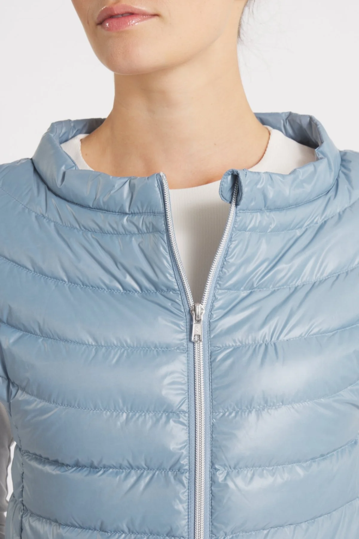 The St Ives | Down Vest | Steel Blue - Image 6
