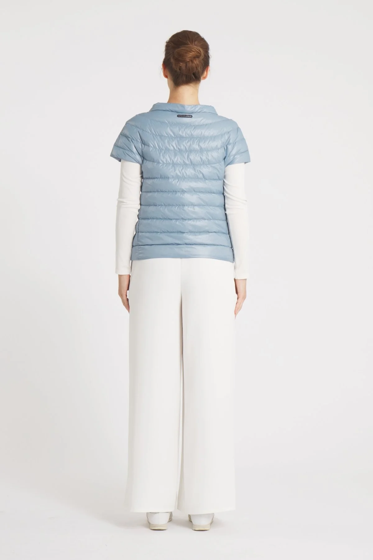 The St Ives | Down Vest | Steel Blue - Image 9