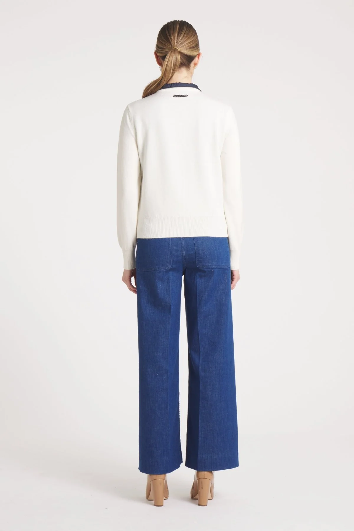 The Duchess | Down / Wool Jacket | Ivory - Image 8