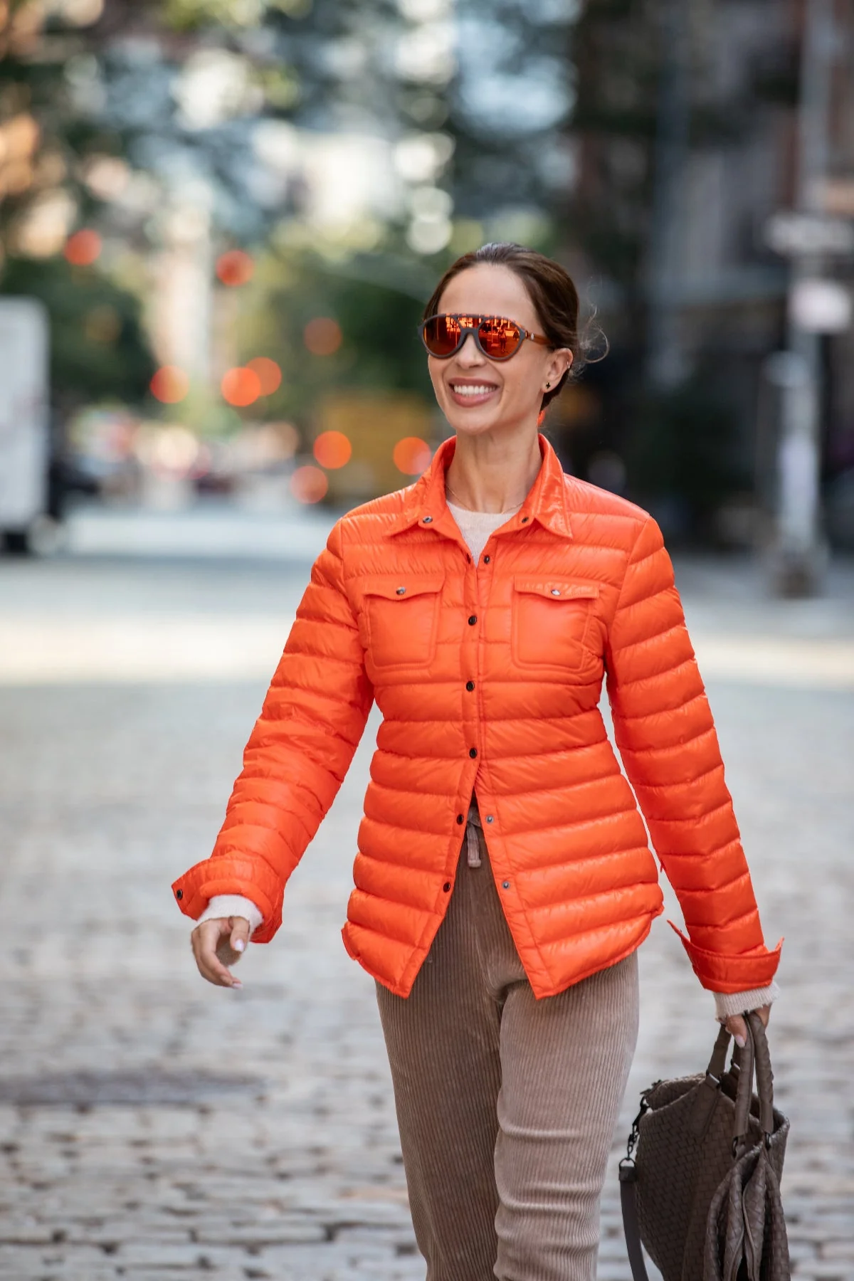 The Harrow Royale | Down Shirt | Orange - Image 3