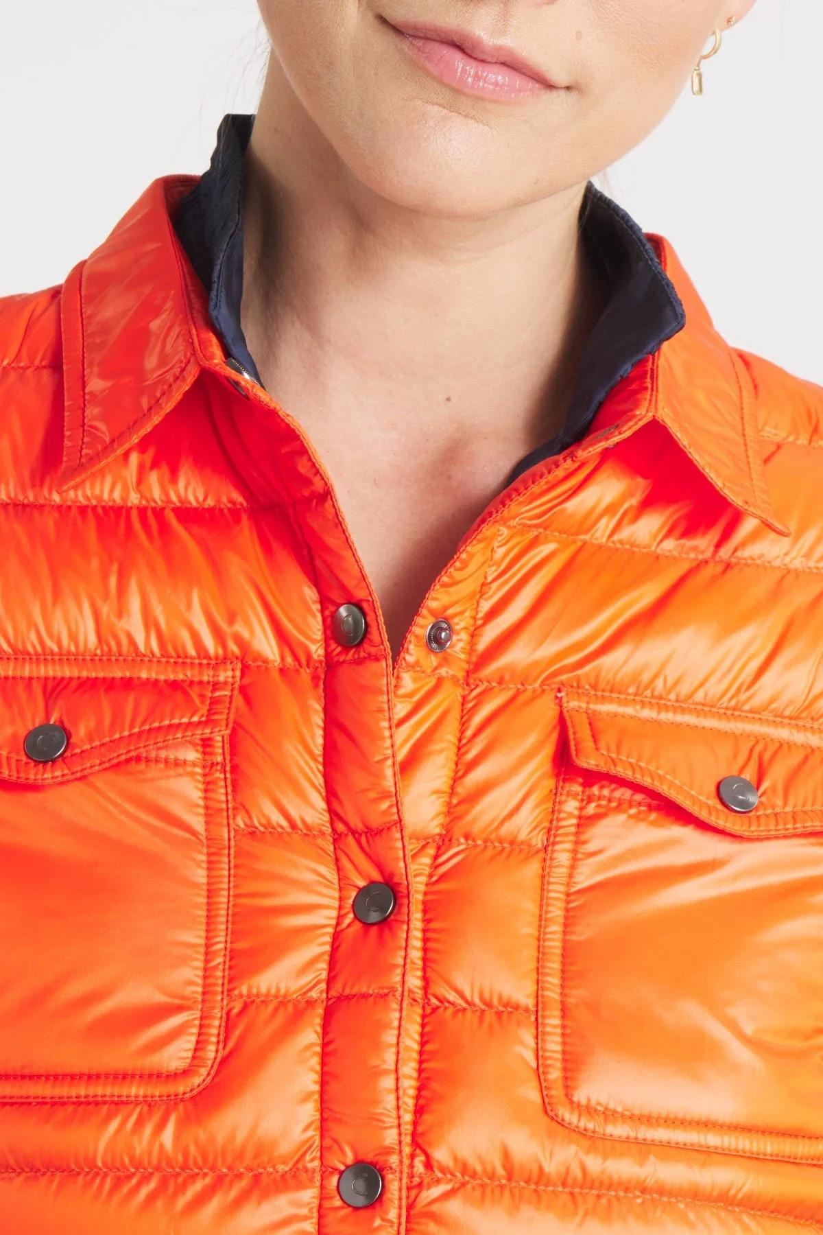 The Harrow Royale | Down Shirt | Orange - Image 6