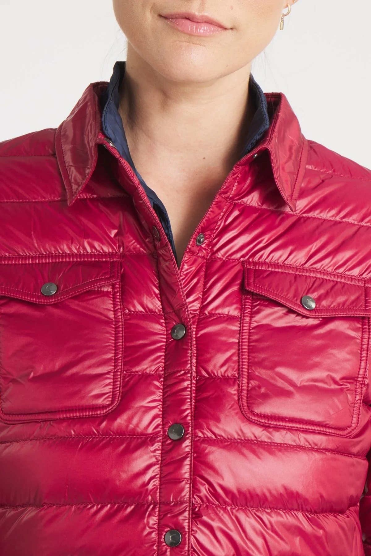 The Harrow Royale | Down Shirt | Bordeaux - Image 6