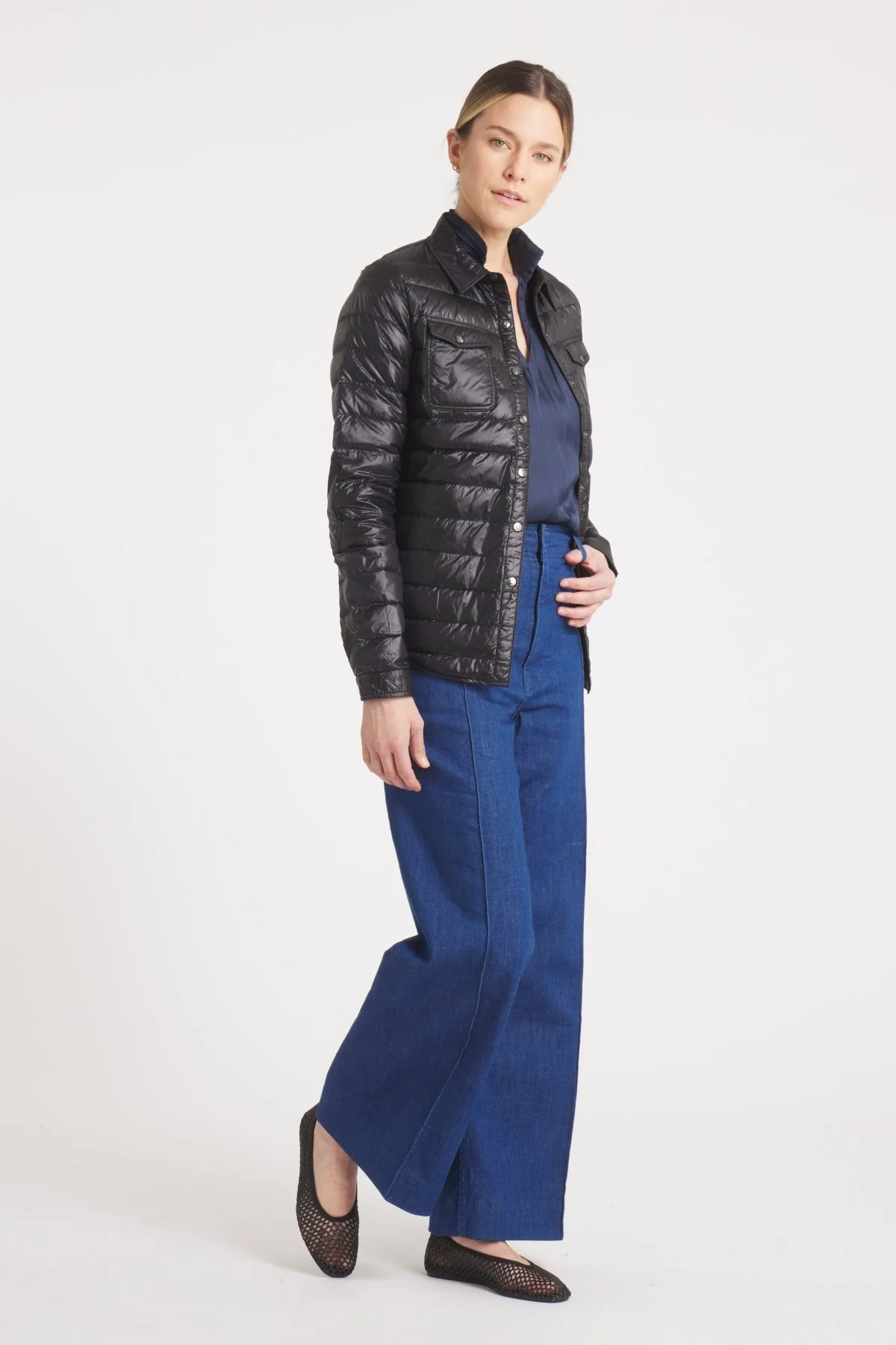 The Harrow Royale | Down Shirt | Midnight Black - Image 8