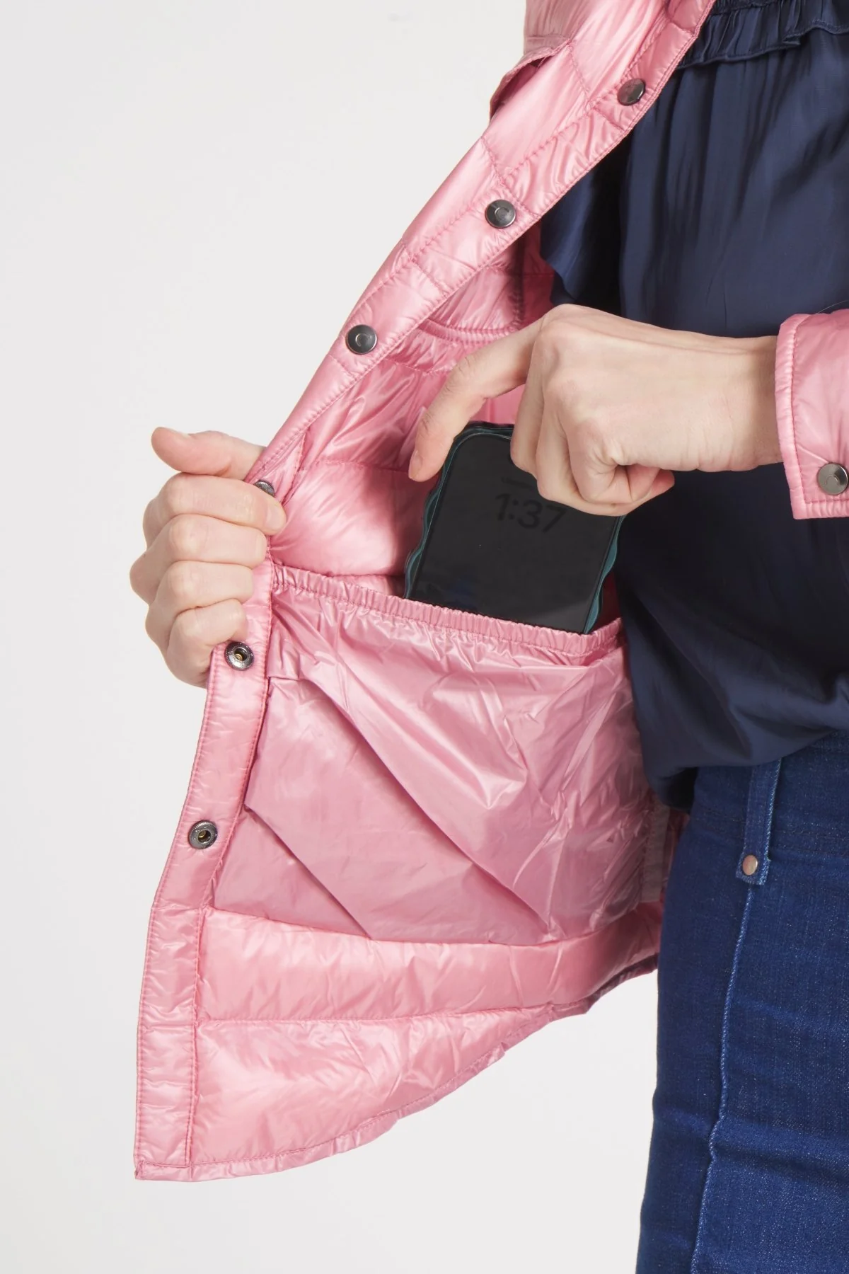 The Harrow Royale | Down Shirt | Dusty Rose - Image 4