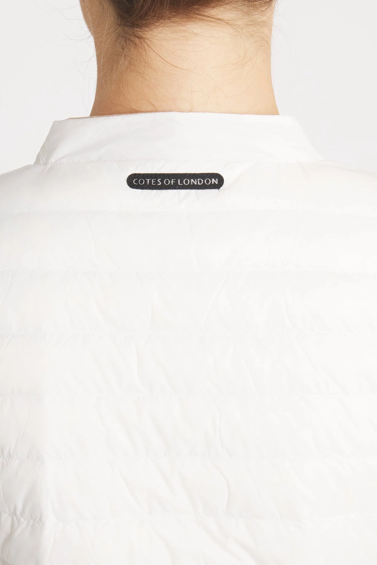 The Leicester in Matte | 2 in 1 Reversible Down Jacket | Camel / Ivory - Image 9