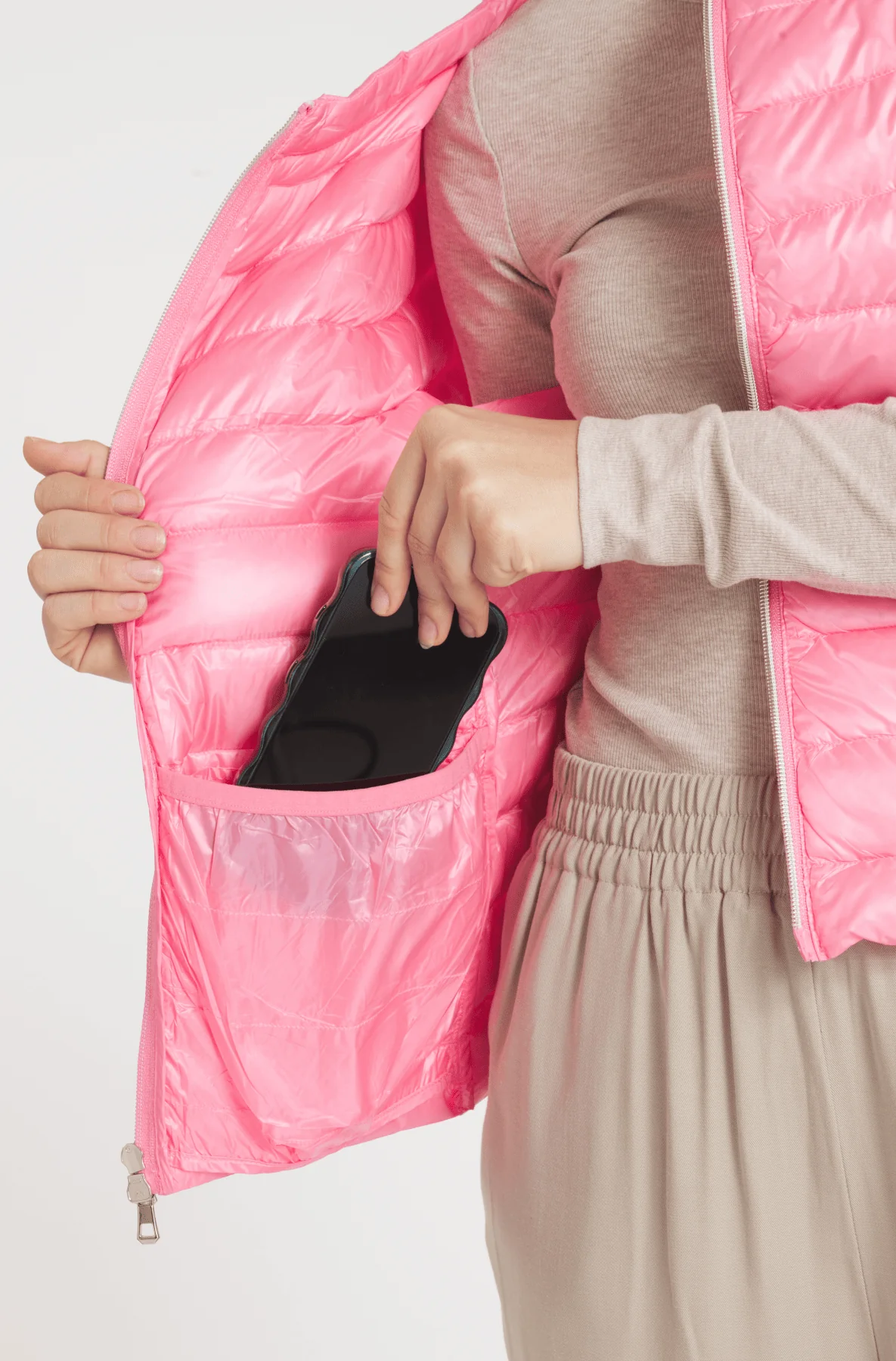 The St Ives | Down Vest | Camel - Image 5